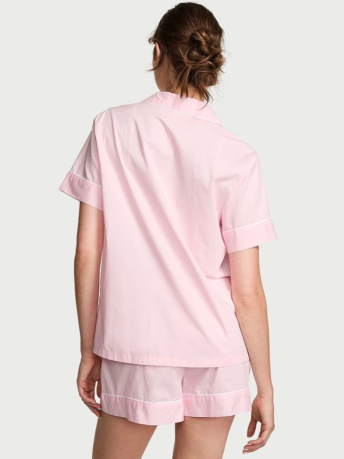 Хлопковая пижама с шортами Heritage Cotton Short PjSet Victoria's Secret