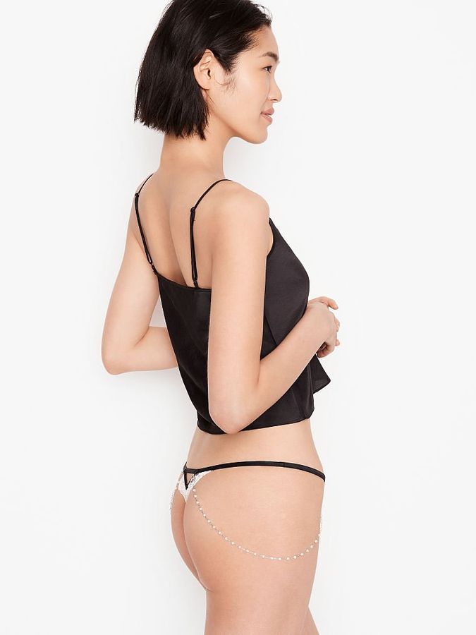 Трусики стринги Pearl Lace Dream Angels Victoria's Secret