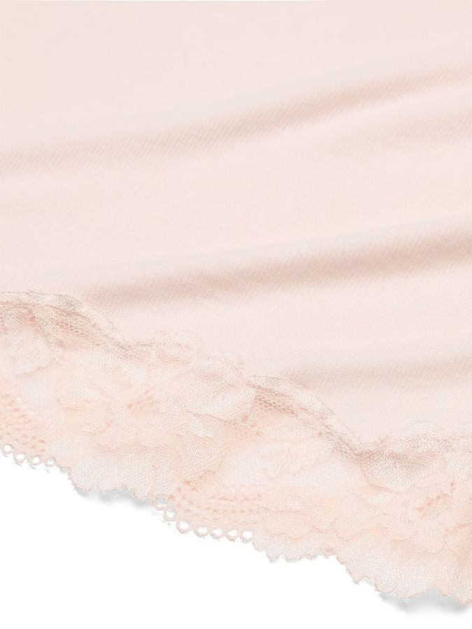 Трикотажный пеньюар Ribbed Modal & Lace Victoria's Secret