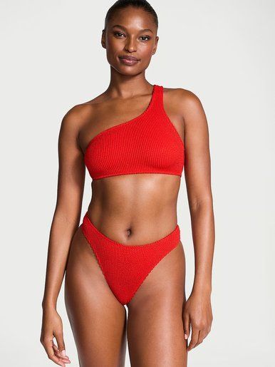 Купальник топ бикини Crinkle One-Shoulder Victoria's Secret