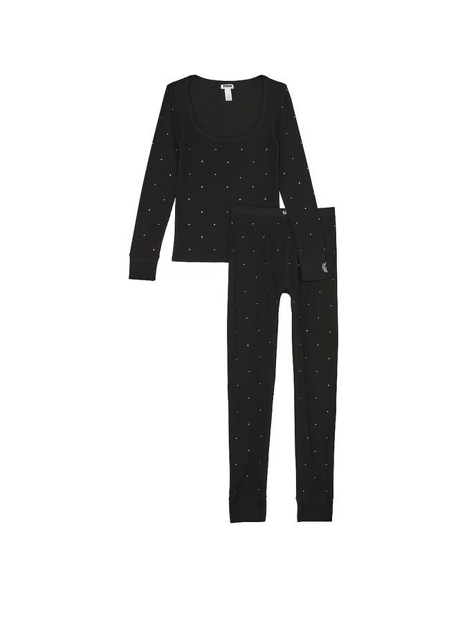 Термо пижама с штанами Bling Thermal Long PJ Set Victoria's Secret