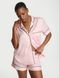Атласная пижама с шортами Glazed Satin Short PjSet Victoria's Secret - 1