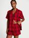 Піжама з шортами Flannel Short PJ Set Victoria's Secret - 1