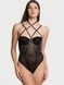 Боди балконет с чашечками VS Logo Faux-Leather Trim Victoria's Secret - 1