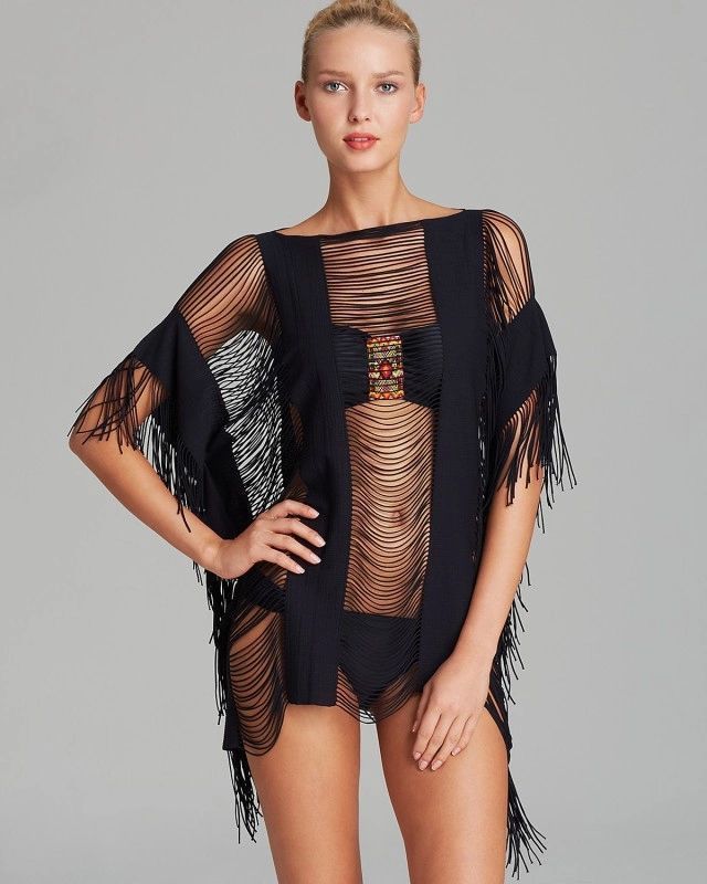 Накидка Monique Cover Up Black Gold PQ Swim