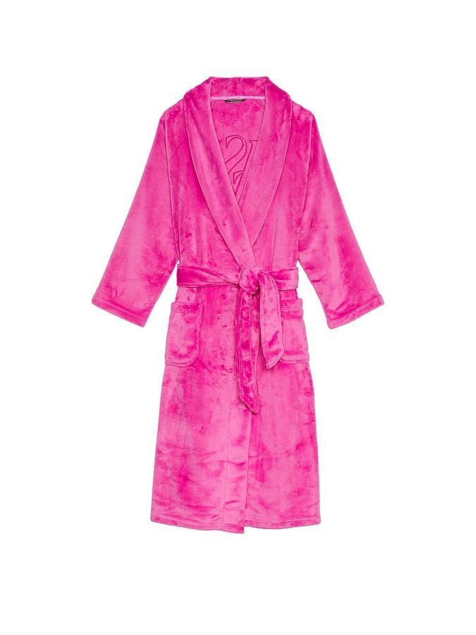 Короткий теплый халат Short Cozy Robe Victoria's Secret
