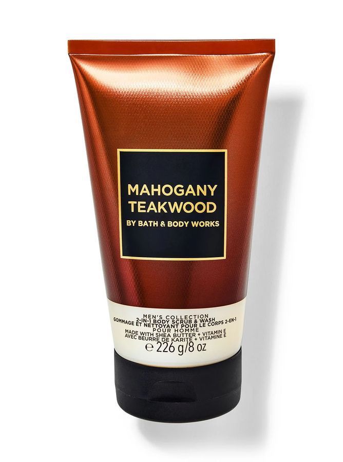 Мужской скраб для тела Mahogany Teakwood 226g Bath & Body Works