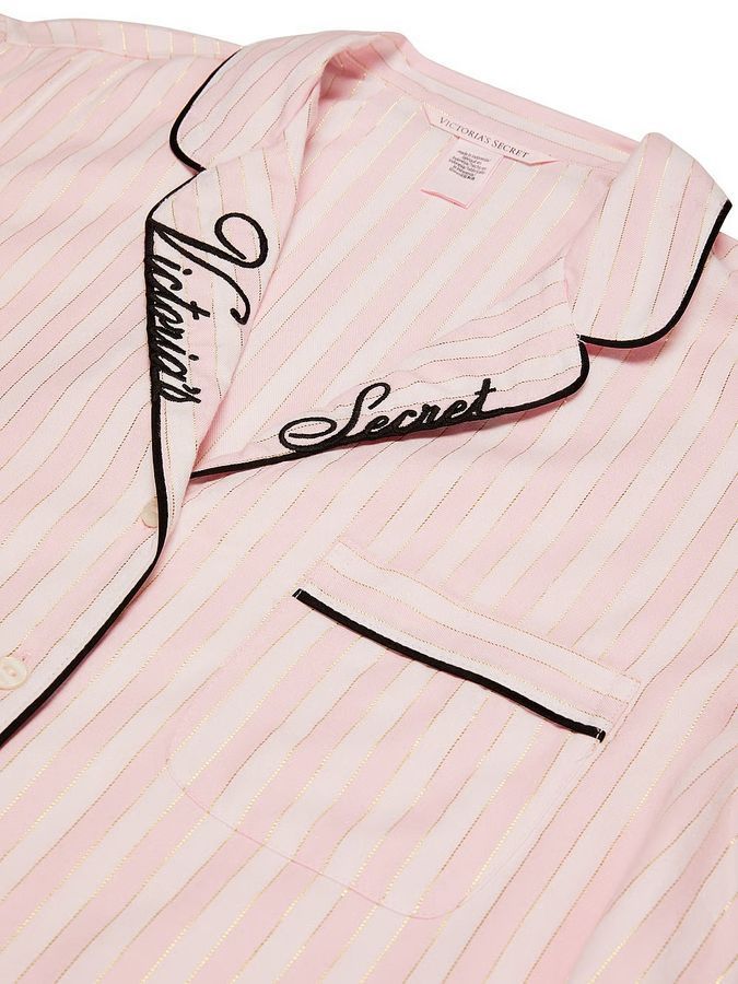 Пижама с штанами Flannel Long PJ Set Victoria's Secret