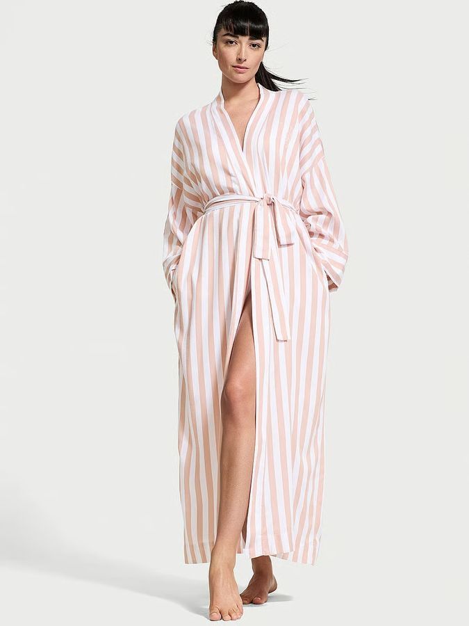 Длинный халат Modal-Cotton Long Robe Victoria's Secret