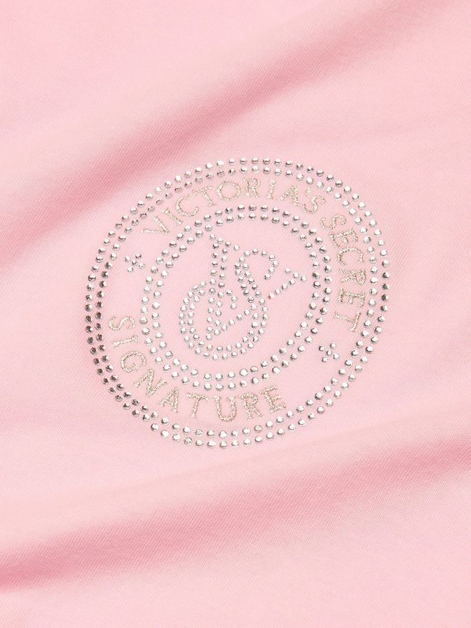 Хлопковая пижама с штанами Long-Sleeve Tee-Jama Set Victoria's Secret