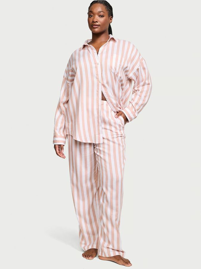 Пижама из штанами Cotton-Modal Long PJ Set Victoria's Secret