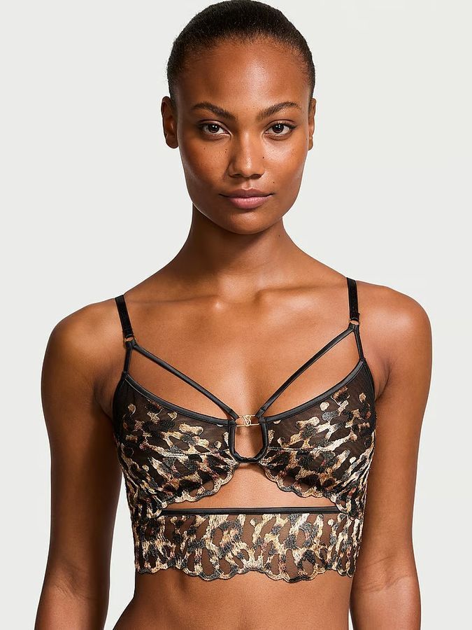 Бюстгальтер топ Leopard Embroidery Very Sexy Victoria's Secret Бюстгальтер топ Leopard Embroidery Very Sexy Victoria's Secret